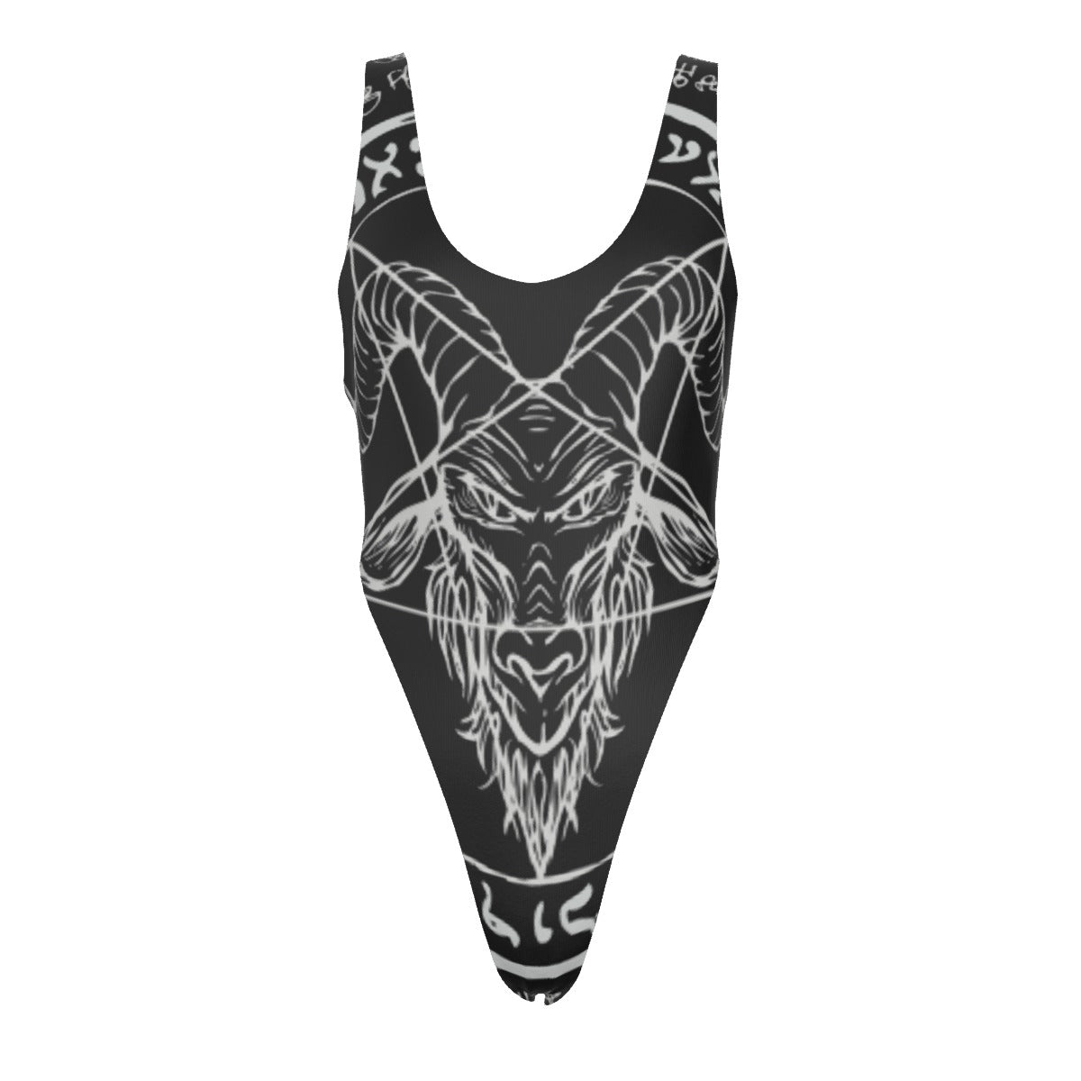 Baphomet One-piece Reversable Swimsuit