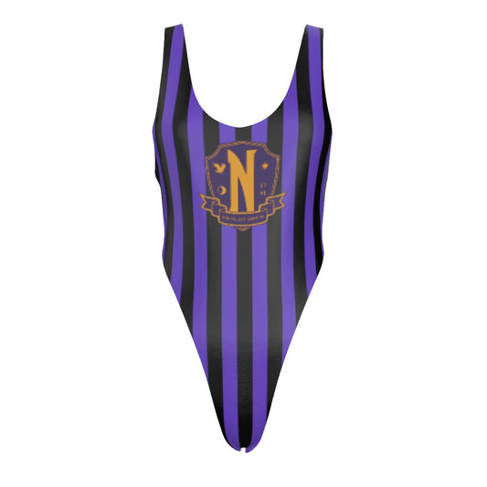 Nevermore Academy One-piece Reversable Swimsuit