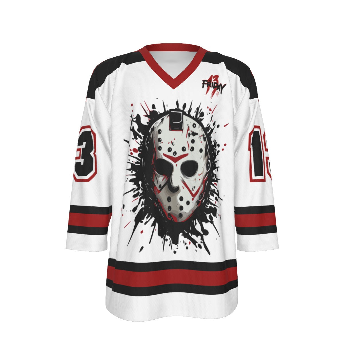 13 Unisex V-neck Hockey Jersey
