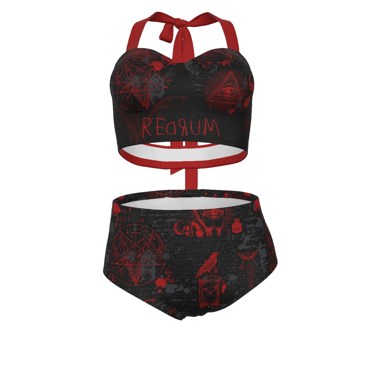 Redrum Pinup Vintage Swimsuit Set