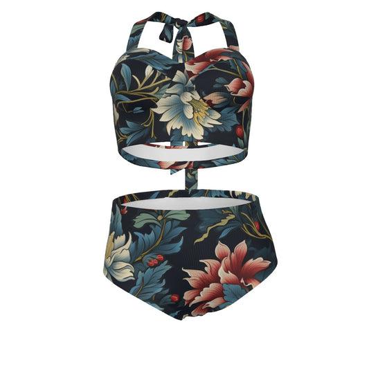 Full Bloom v.1 Pinup Vintage Swimsuit Set