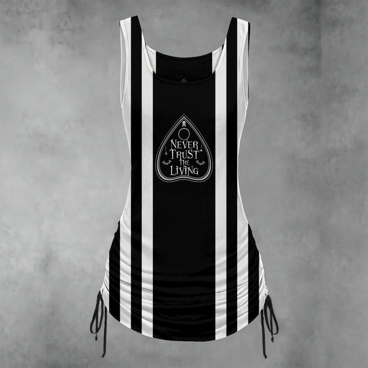 Never Trust Layered Tank Dress