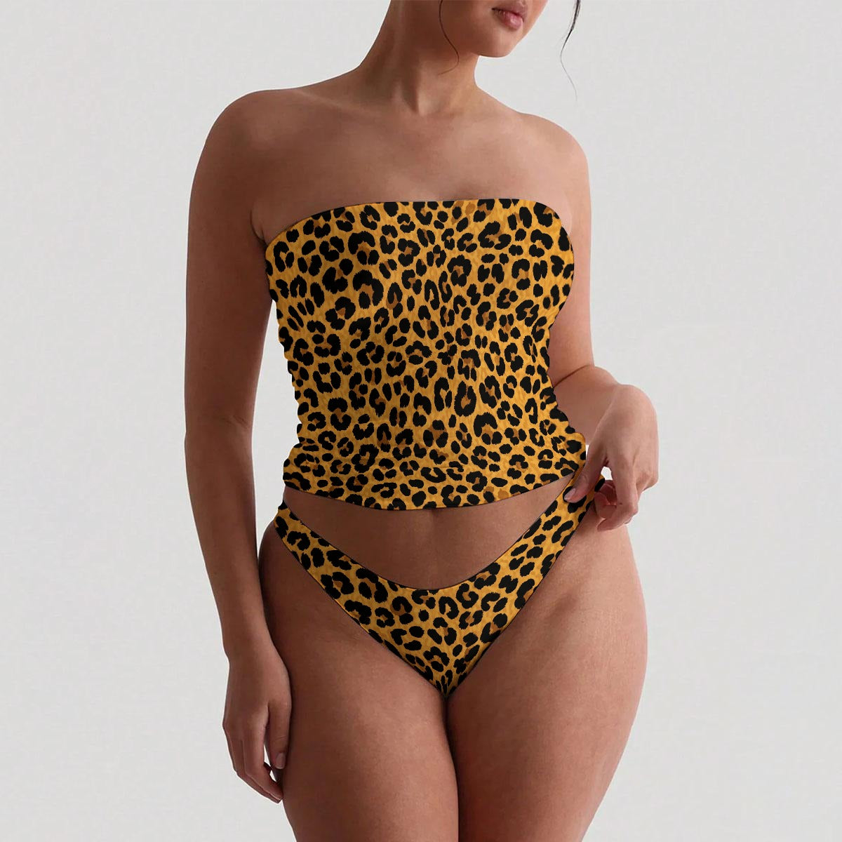 Cheetara Strapless Tube Top Set