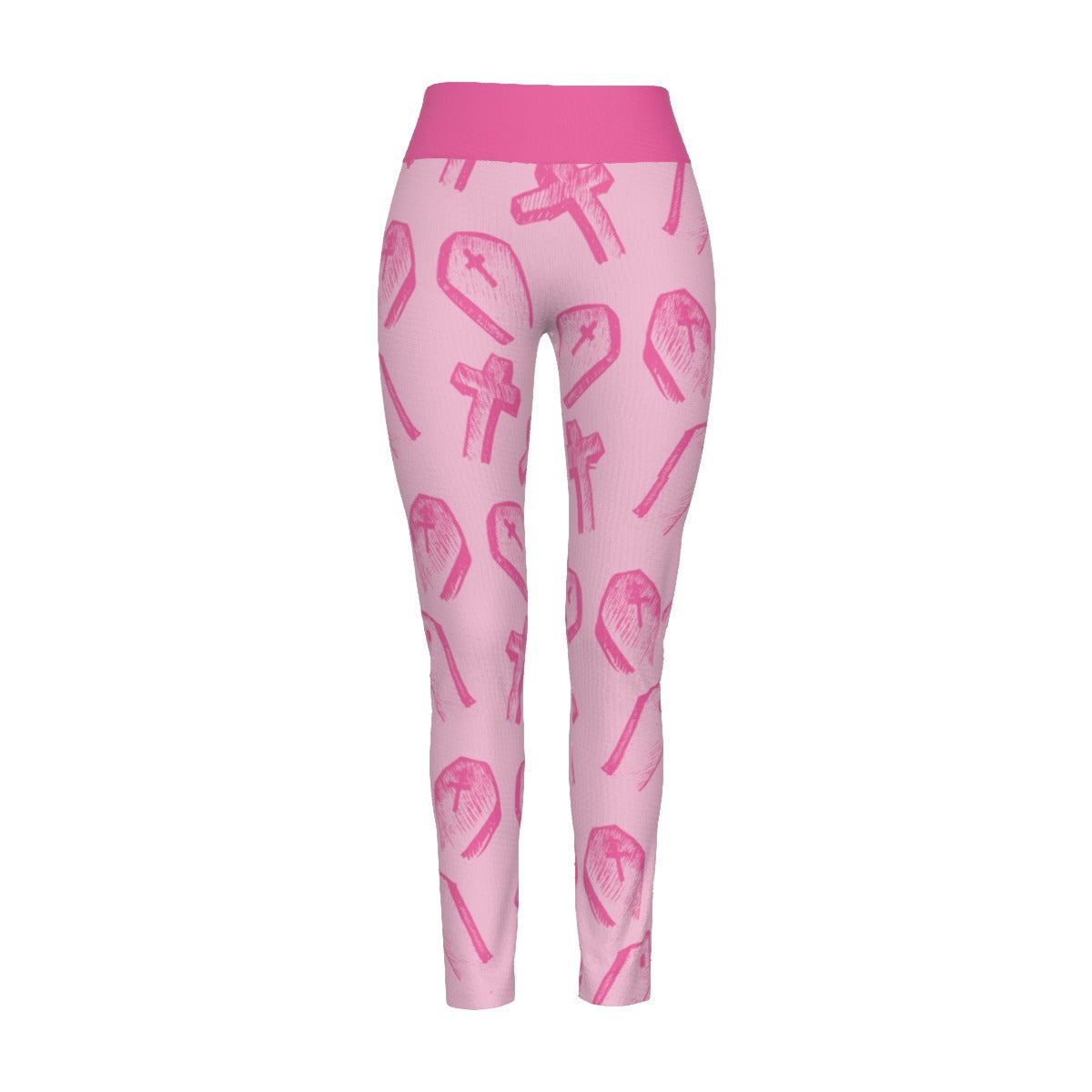 Dead Pink High Waist Leggings
