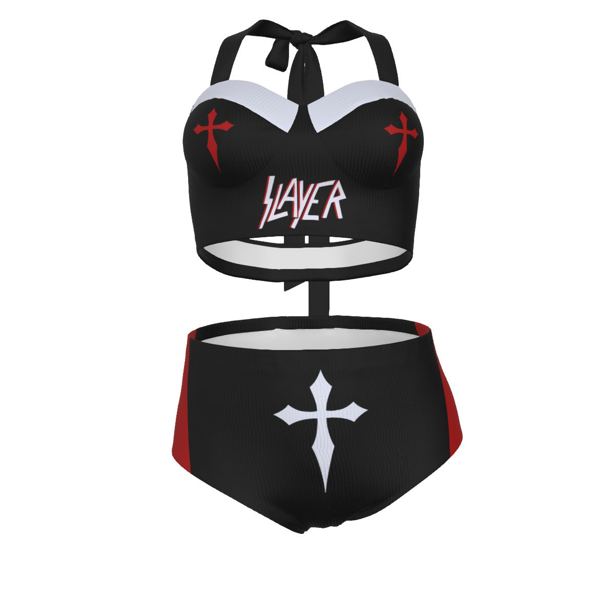 Slayer Pinup Vintage Swimsuit Set
