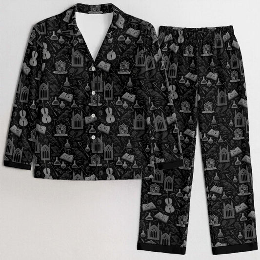 Nevermore Women's Satin Pajama Set