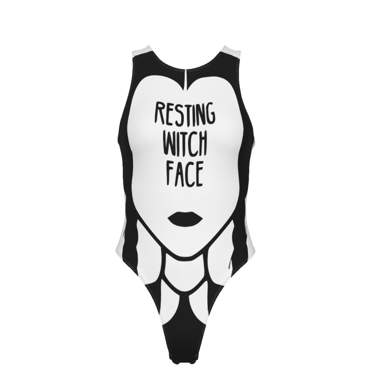 Resting Witch Face Tank Bodysuit