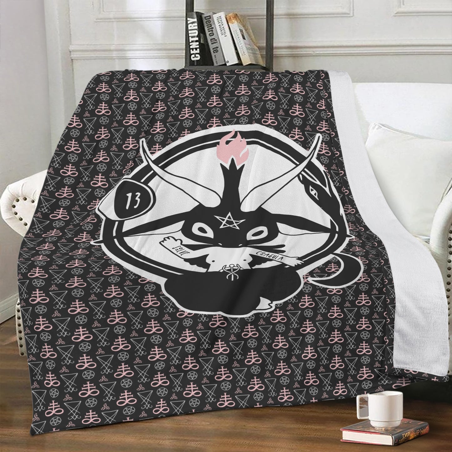 Baphomet Premium Fleece Blanket