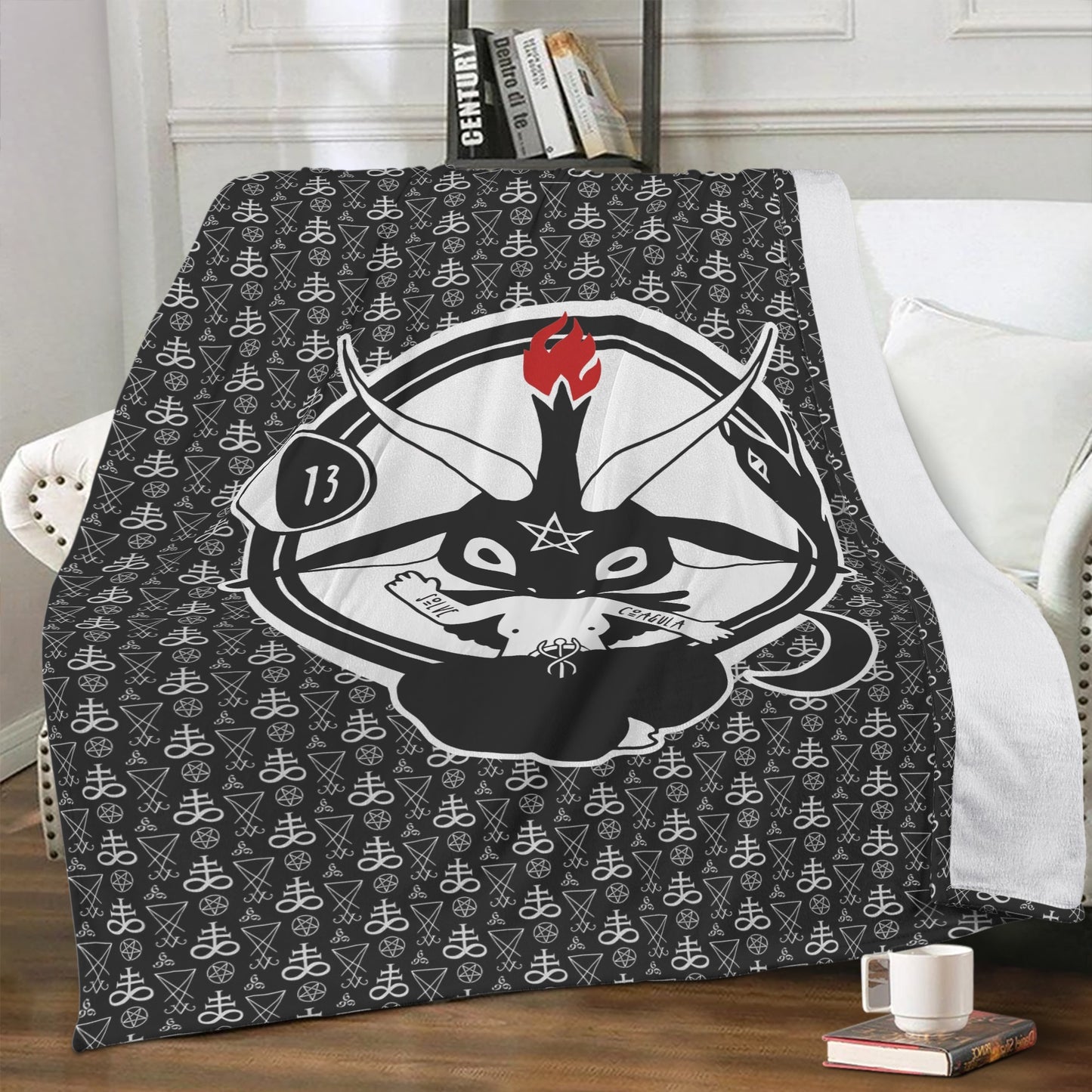 Baphomet Premium Fleece Blanket