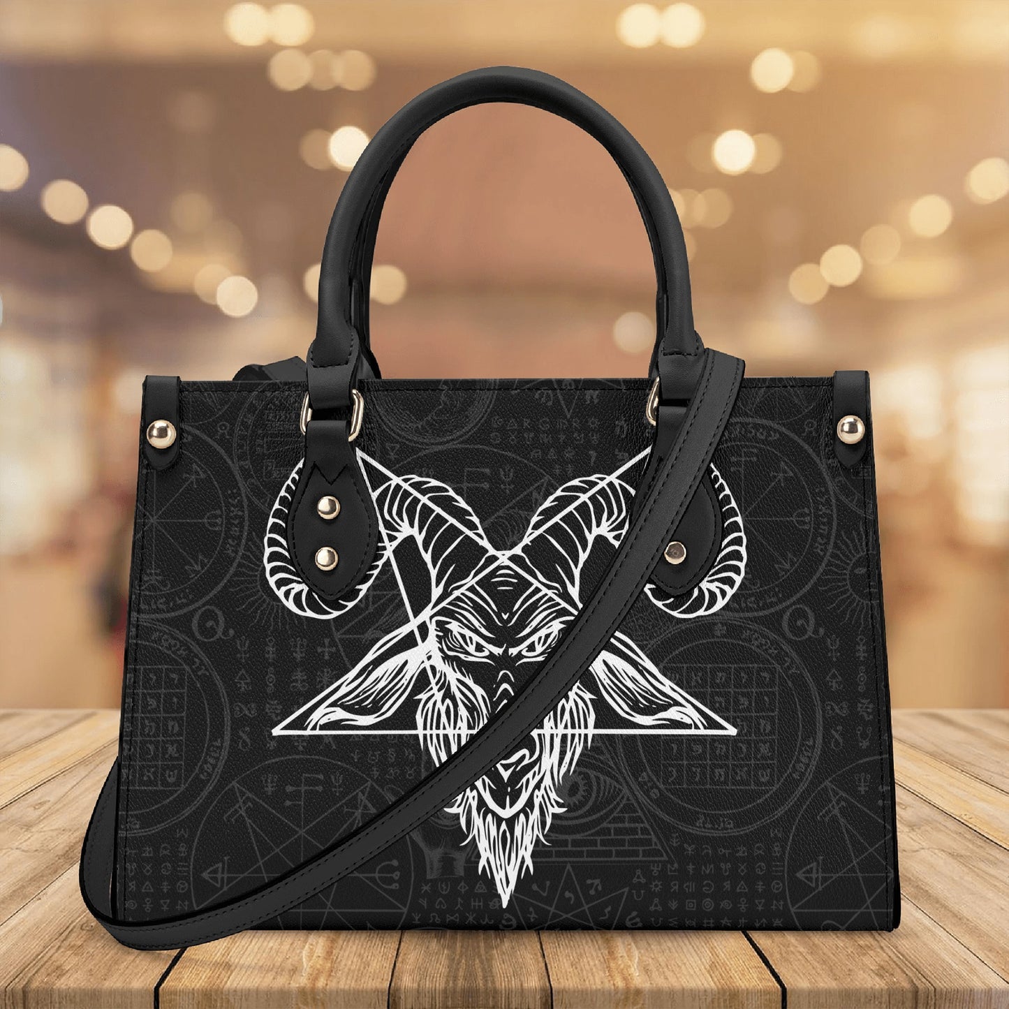 Luciferian Leather Bag