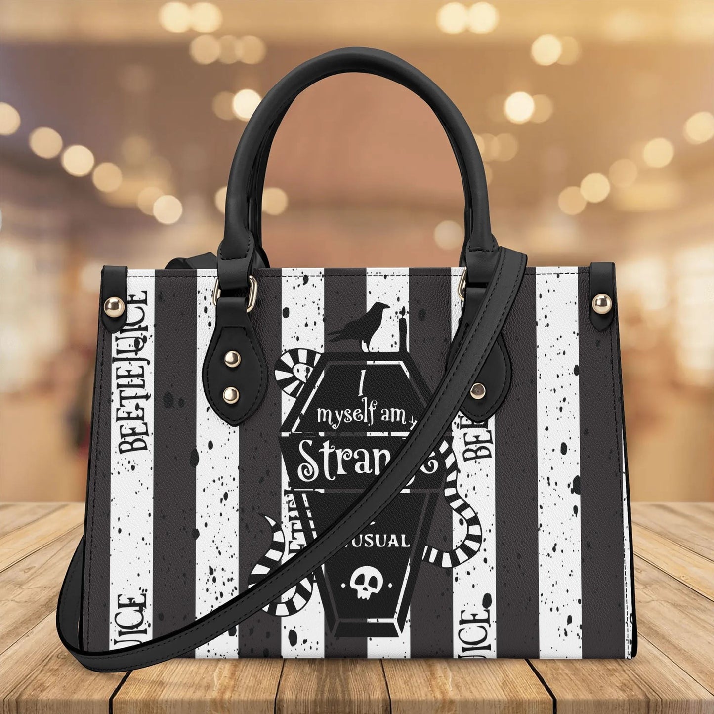 Strange And Unusual Leather HandBag