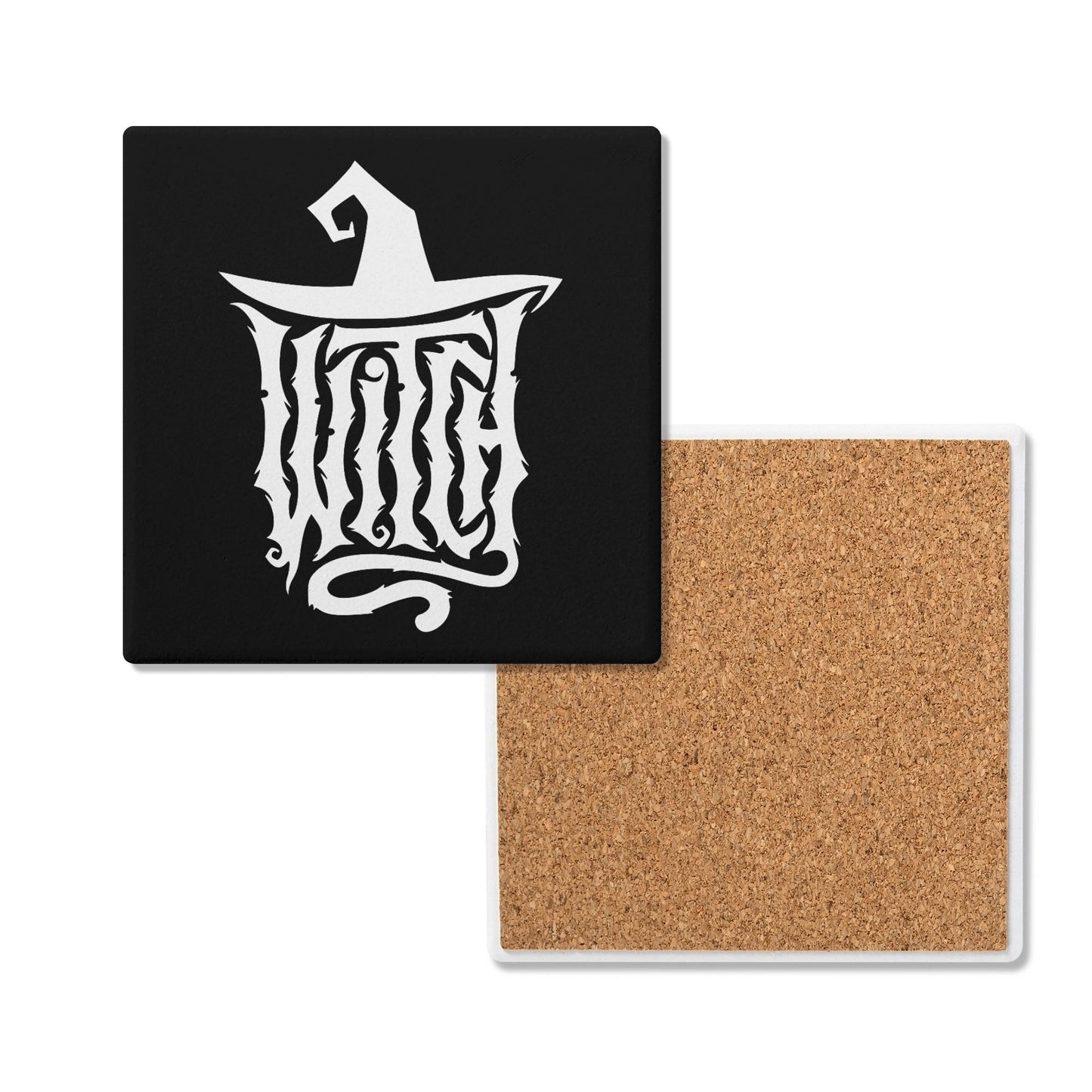 Witch Ceramic Coasters Set