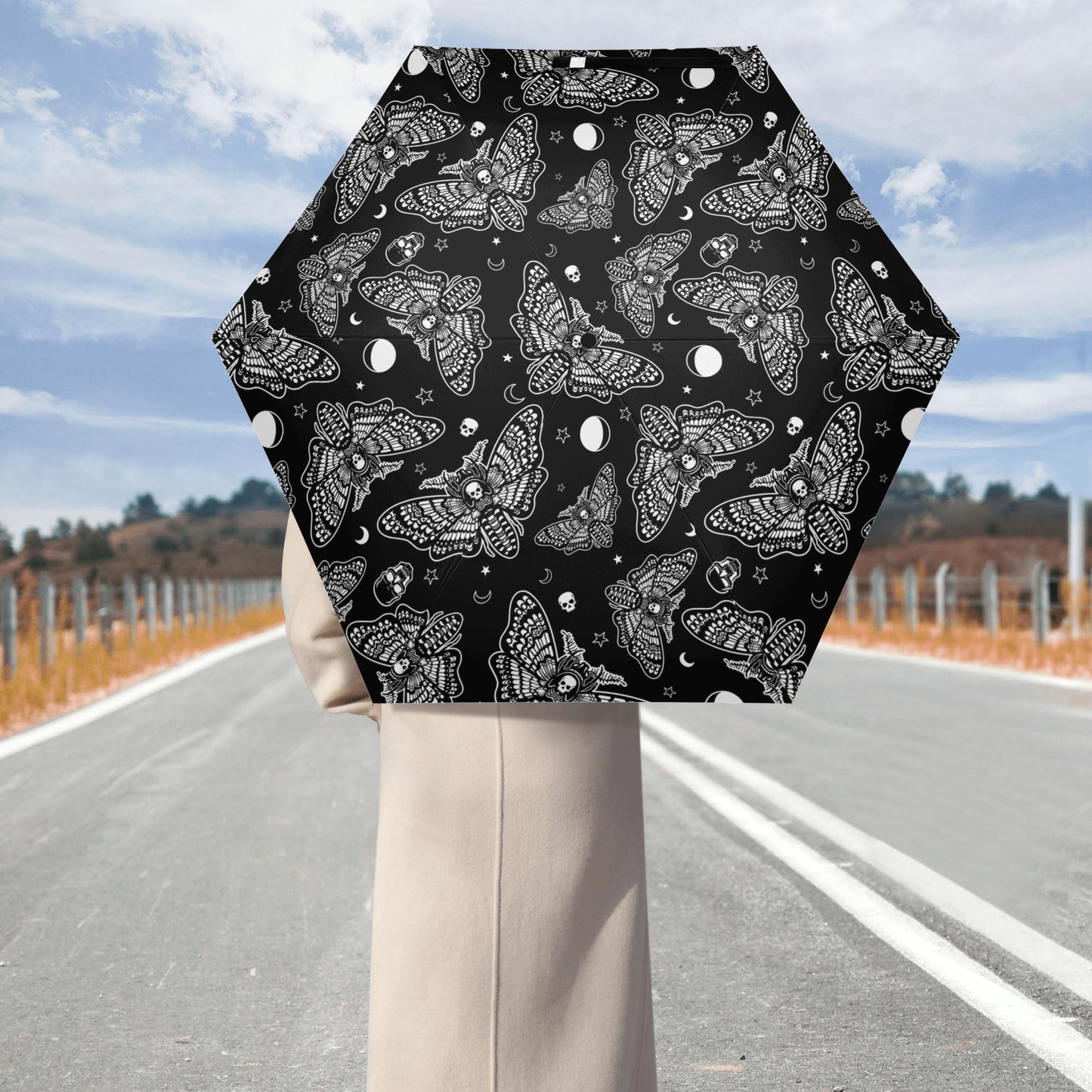 Death's-head Auto Open & Close Umbrella