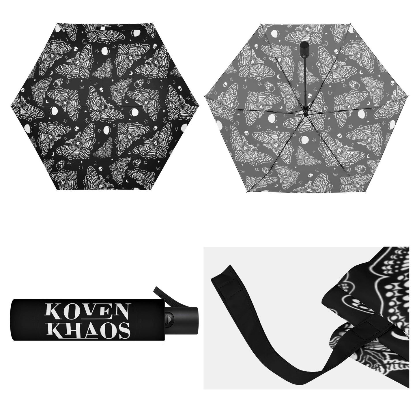 Death's-head Auto Open & Close Umbrella