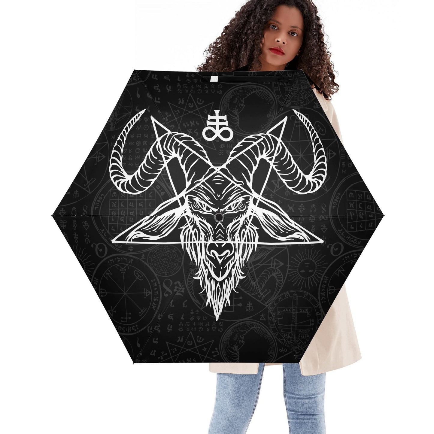 Baphomet Auto Open & Close Umbrella
