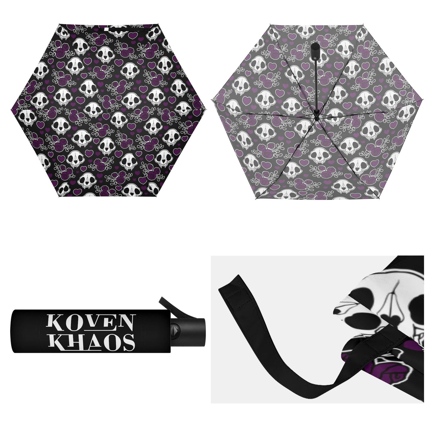 Sleep All Day (purple) Auto Open & Close Umbrella