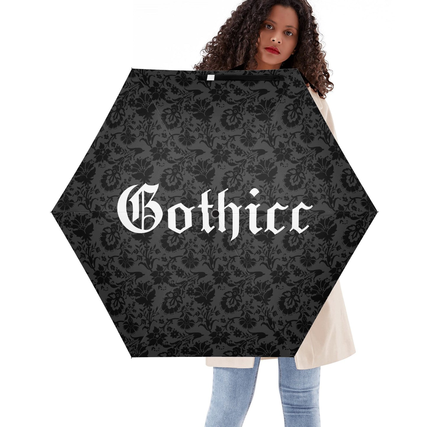 Gothic Auto Open & Close Umbrella