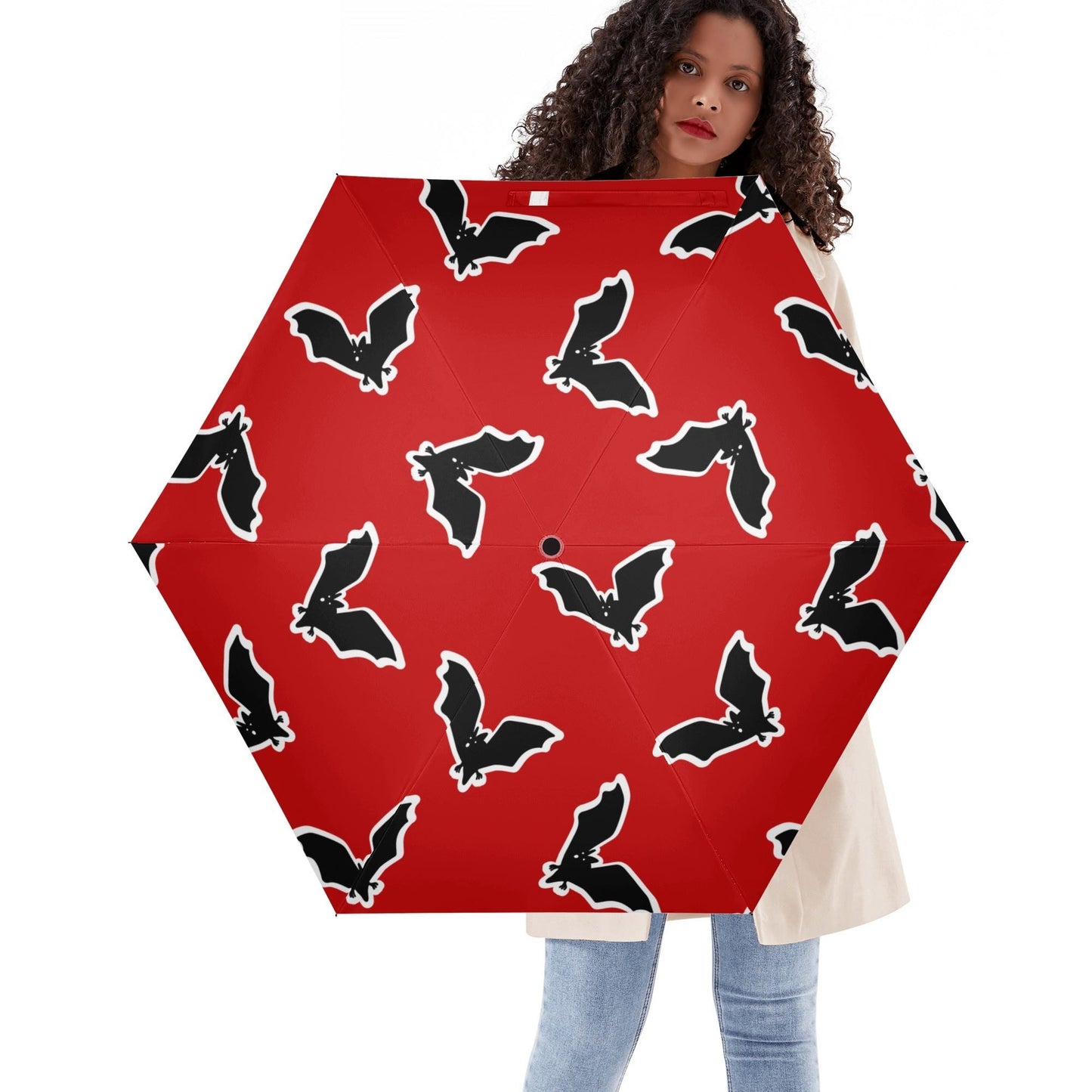 Batwing (red) Auto Open & Close Umbrella (Copy)
