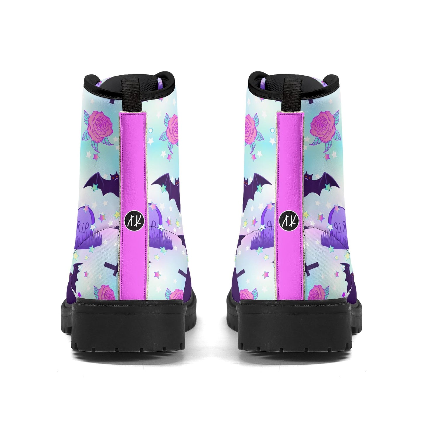 Pastel Spooky Women's Leather Boots