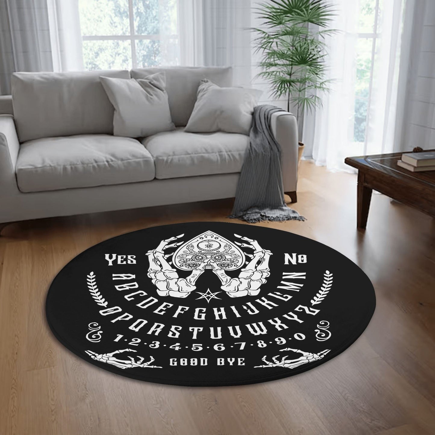 Ouija Sigil Round Rug