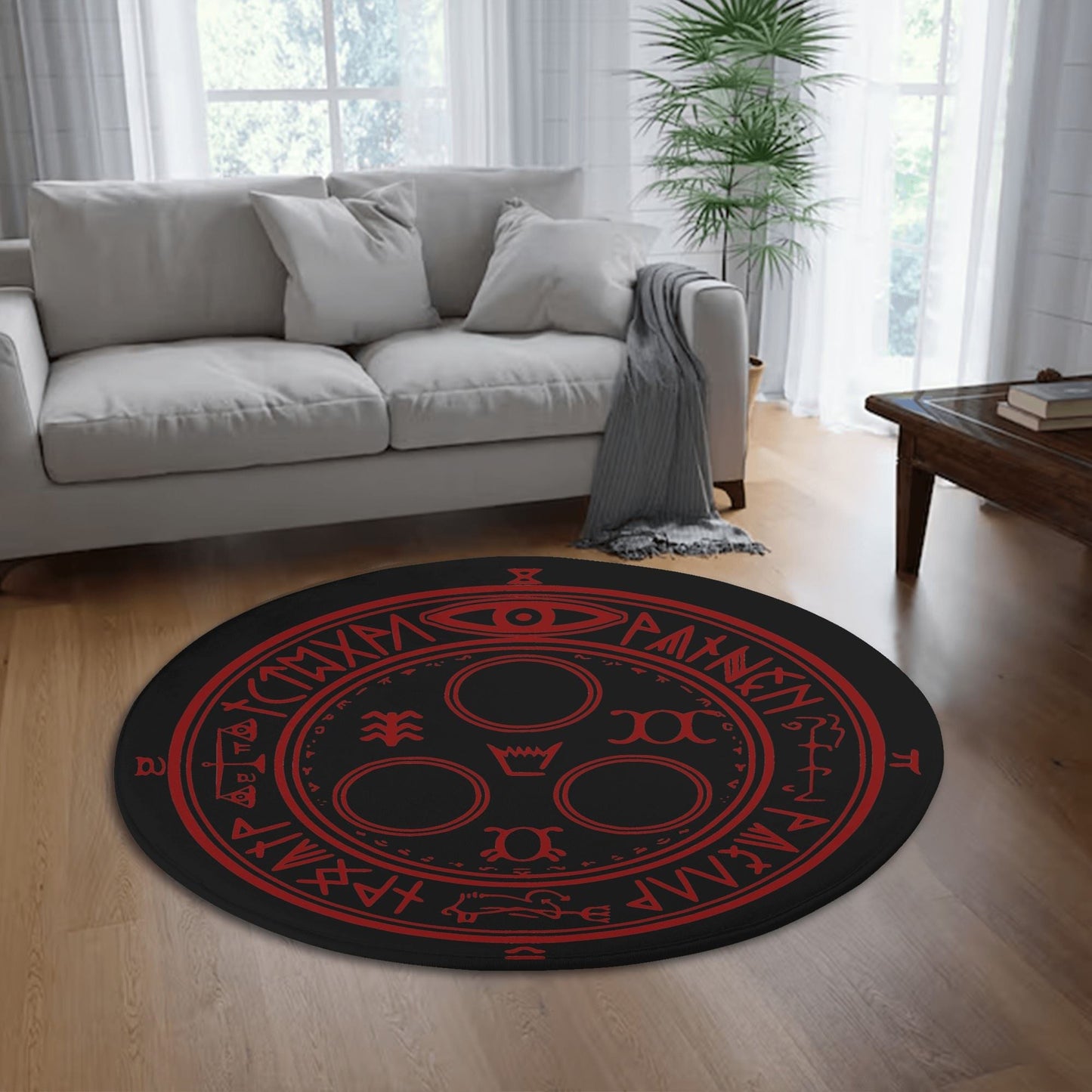 Silent Hill - Halo of the Sun Sigil Round Rug