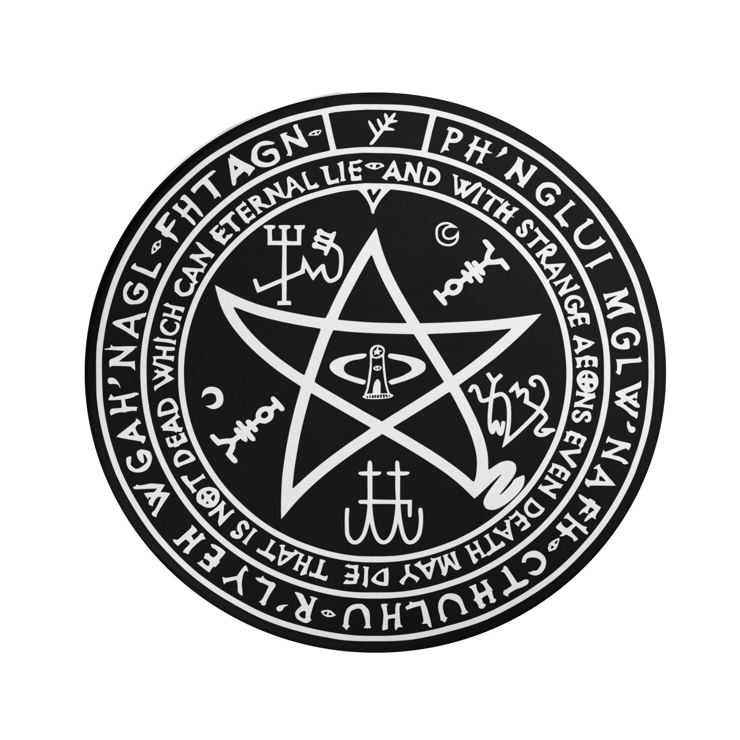 Cthulhu Sigil Round Rug