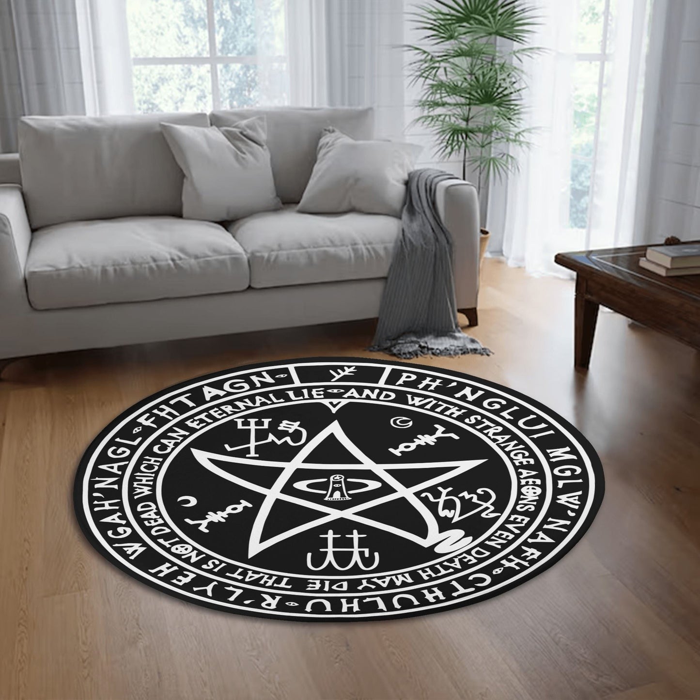 Cthulhu Sigil Round Rug