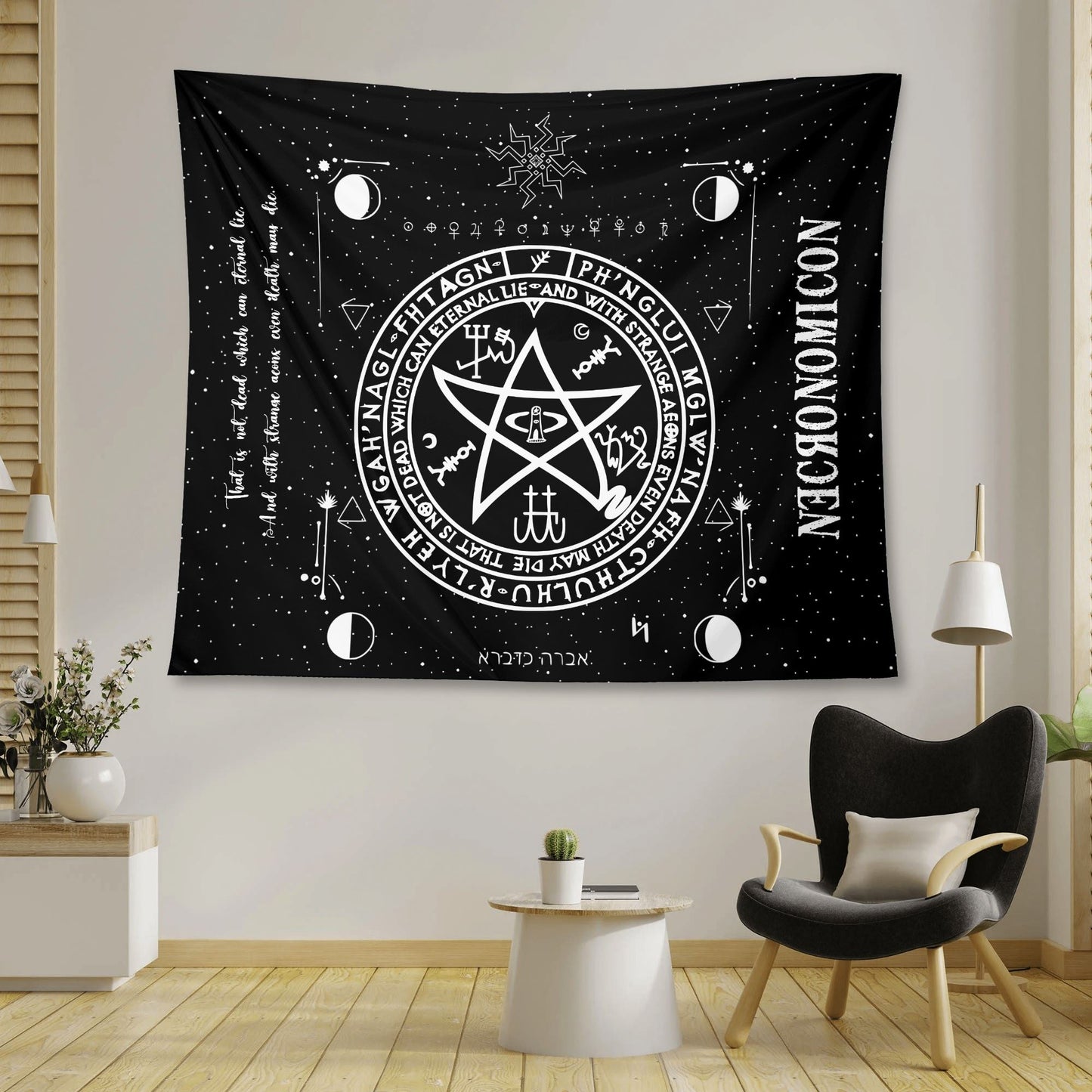 Necronomicon Wall Tapestry