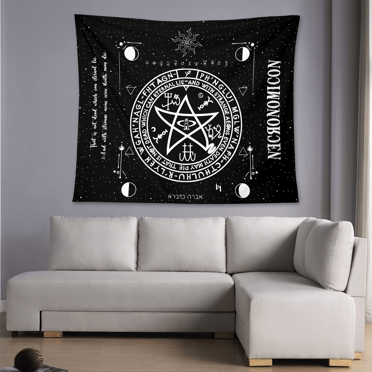 Necronomicon Wall Tapestry