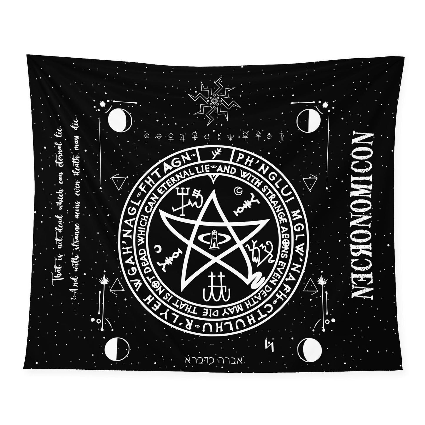 Necronomicon Wall Tapestry