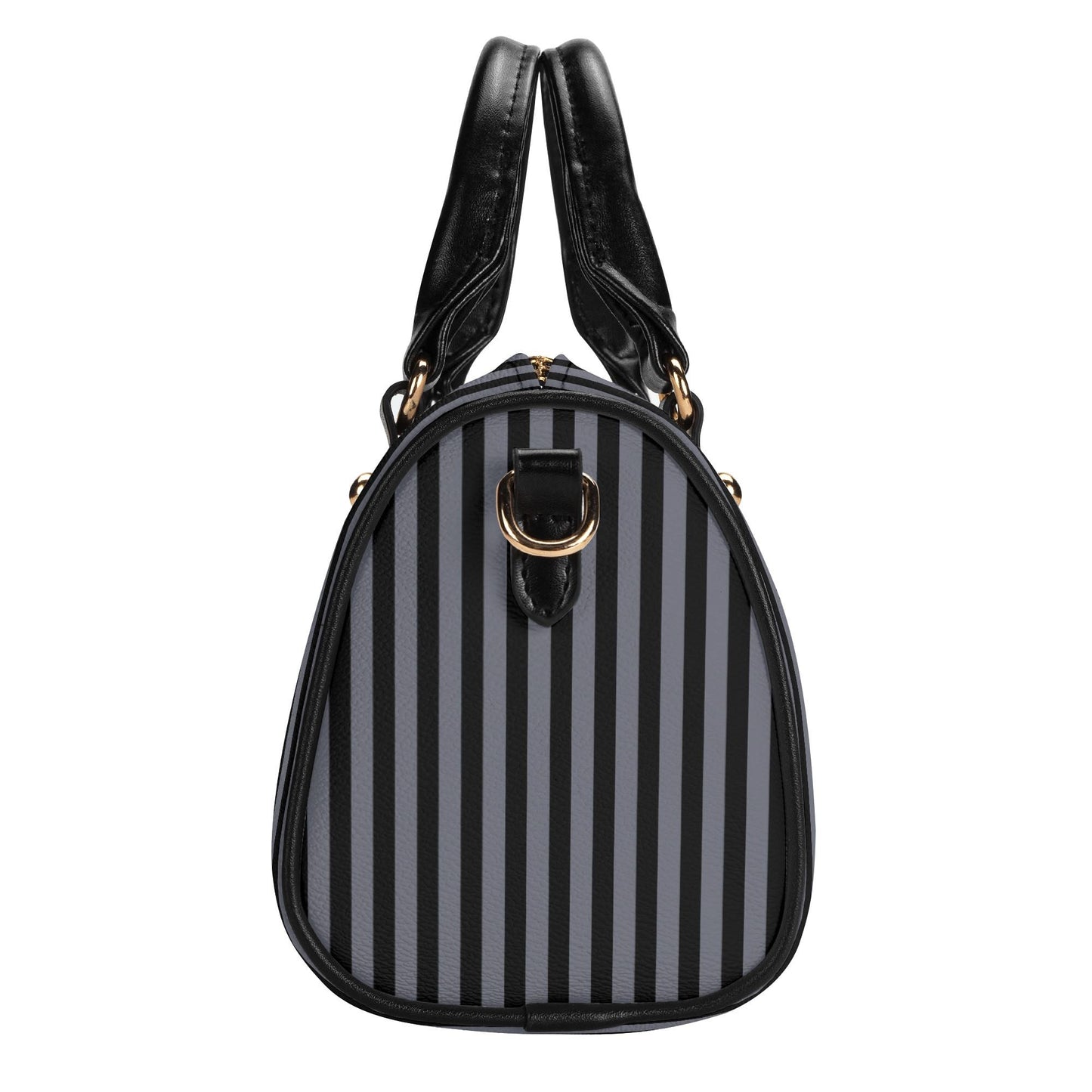 Nevermore Leather Mini Boston Satchel Handbag