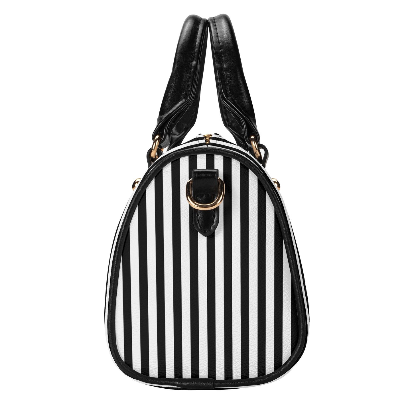 Nevermore Leather Mini Boston Satchel Handbag