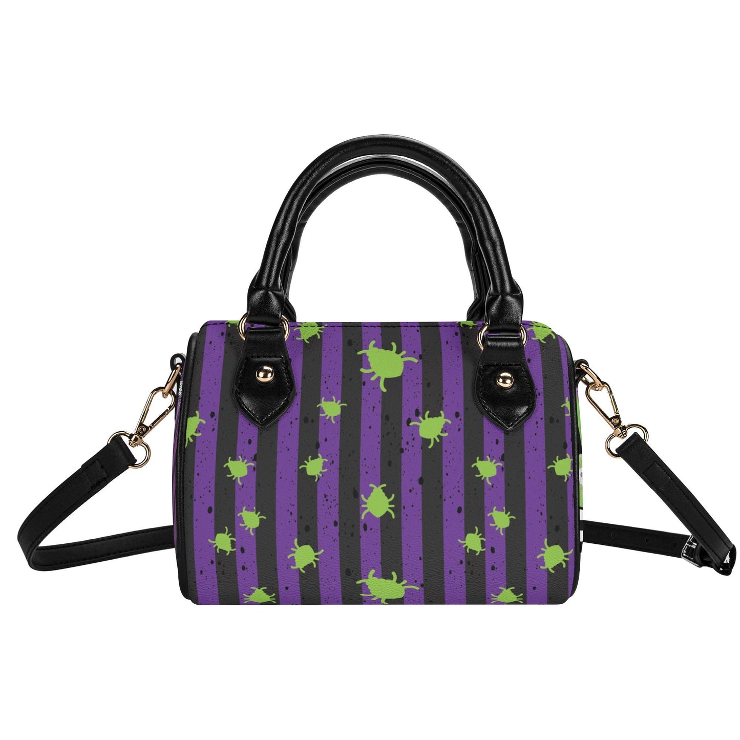 Strange I Am Leather Mini Boston Satchel Handbag