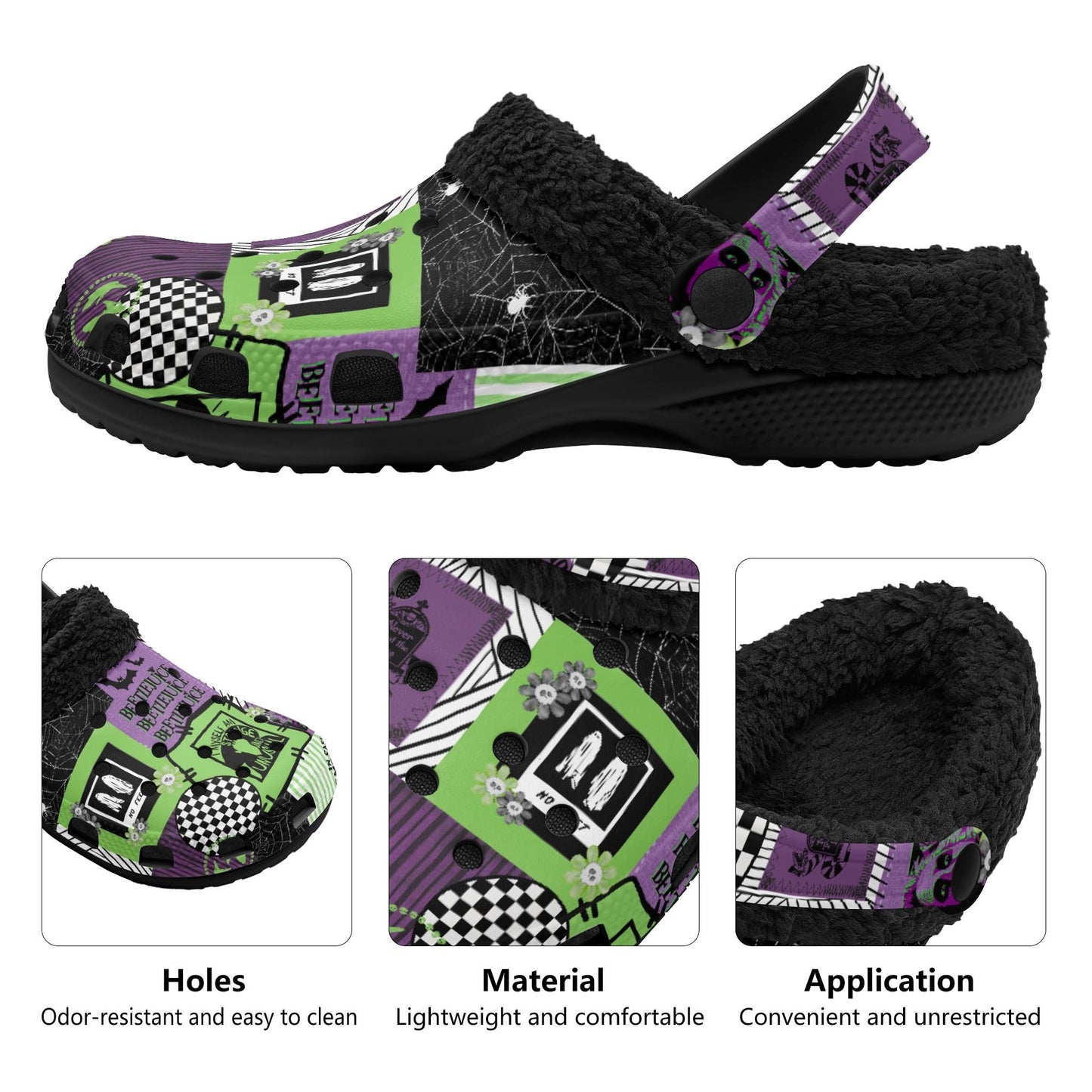 Strange I Am Winter Fur Lined Clogs