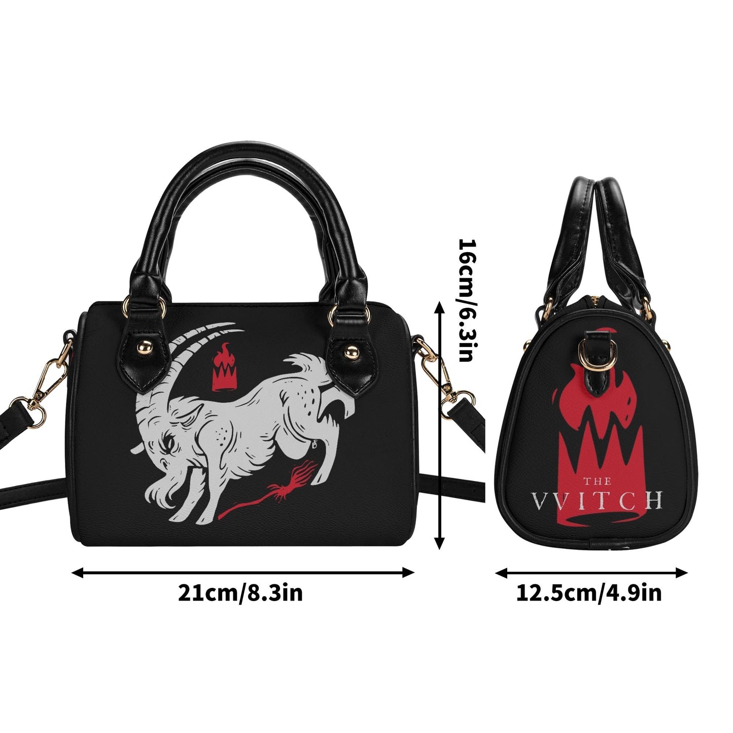 Live Deliciously Leather Mini Boston Satchel Handbag