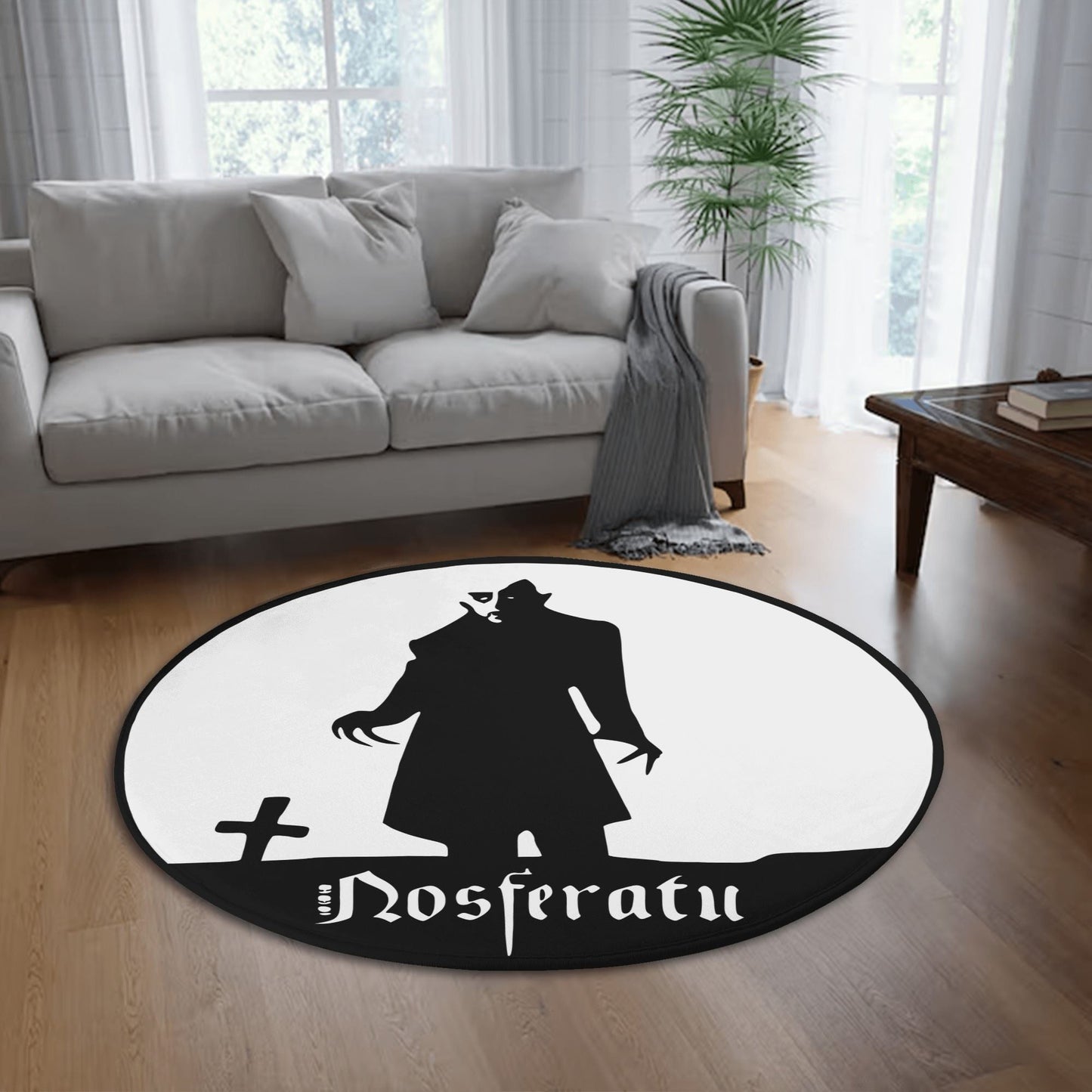 Nosferatu Sigil Round Rug