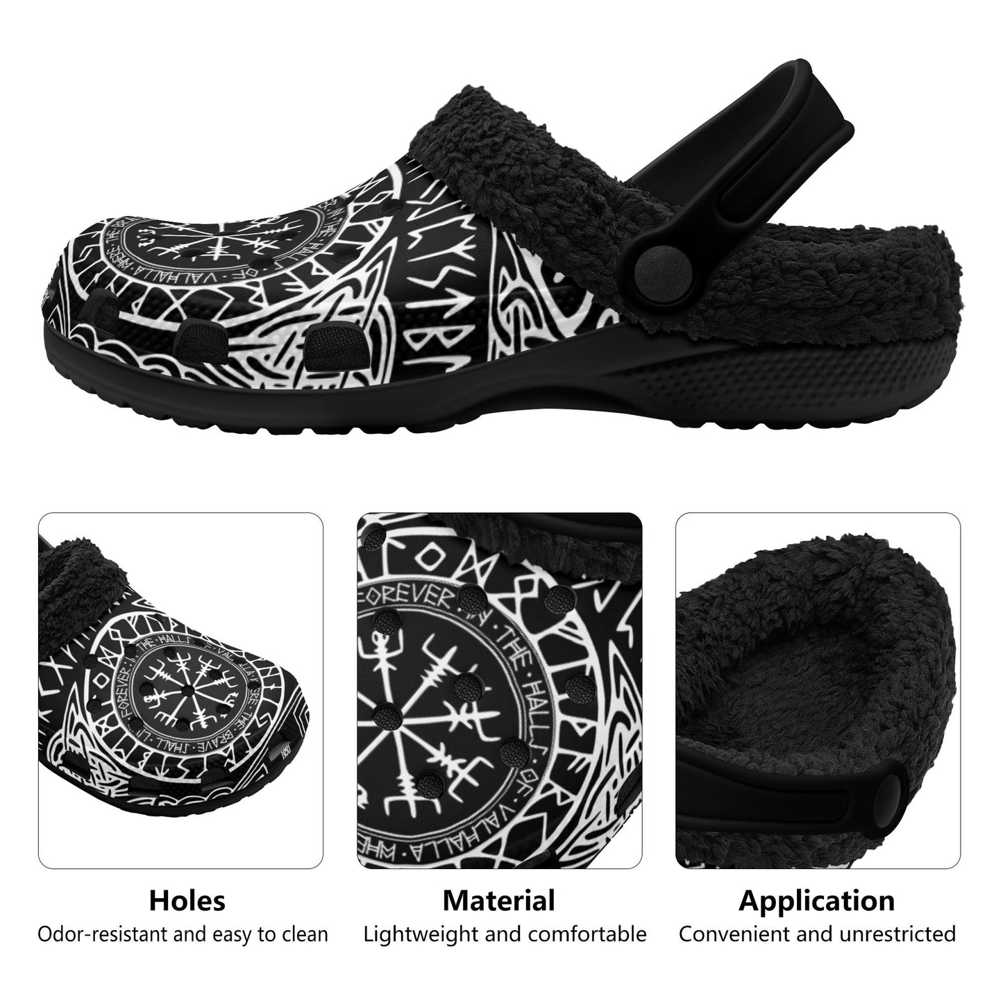 Valhalla Winter Fur Lined Clogs