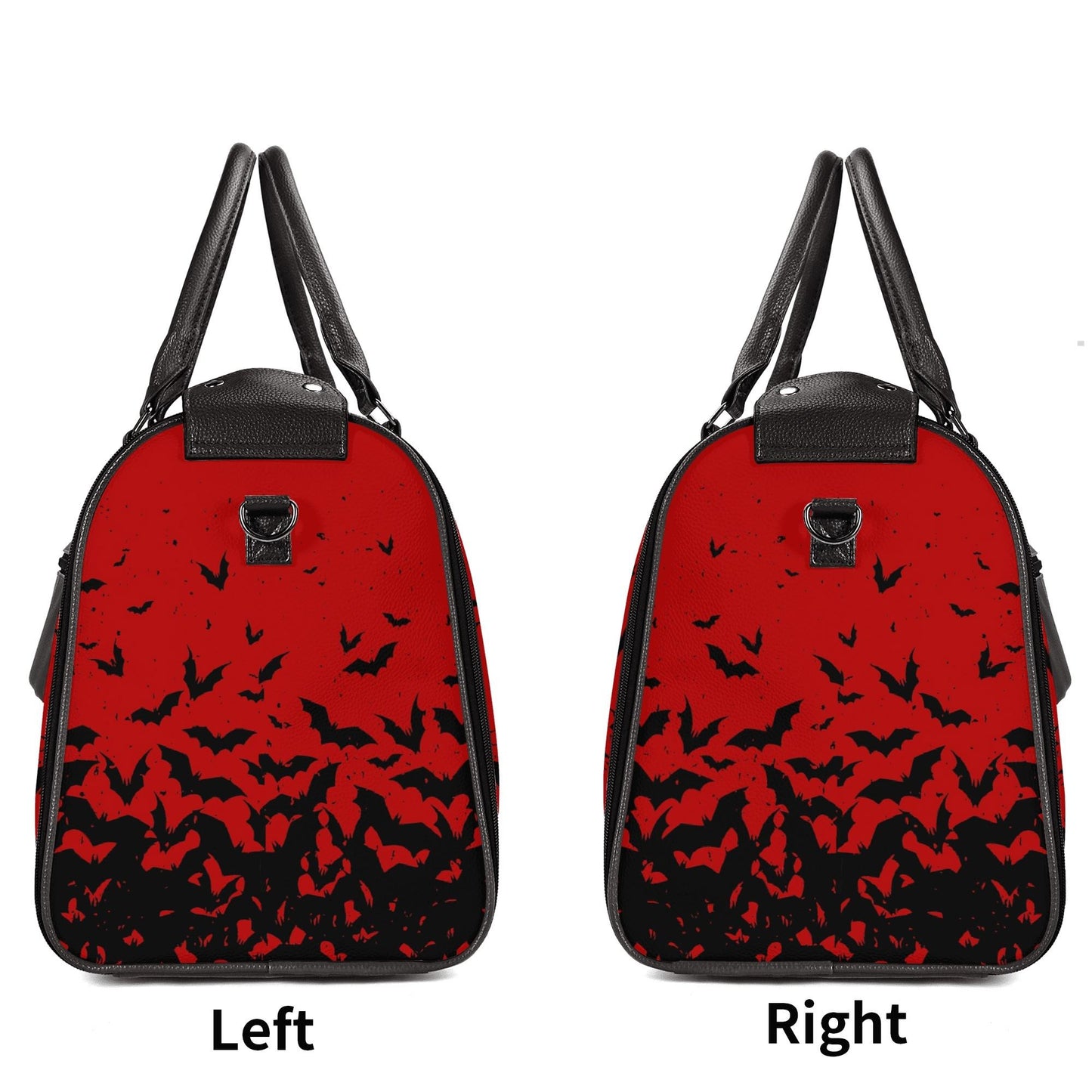 Nosferatu Leather Duffle Bag Foldable Travel Bag