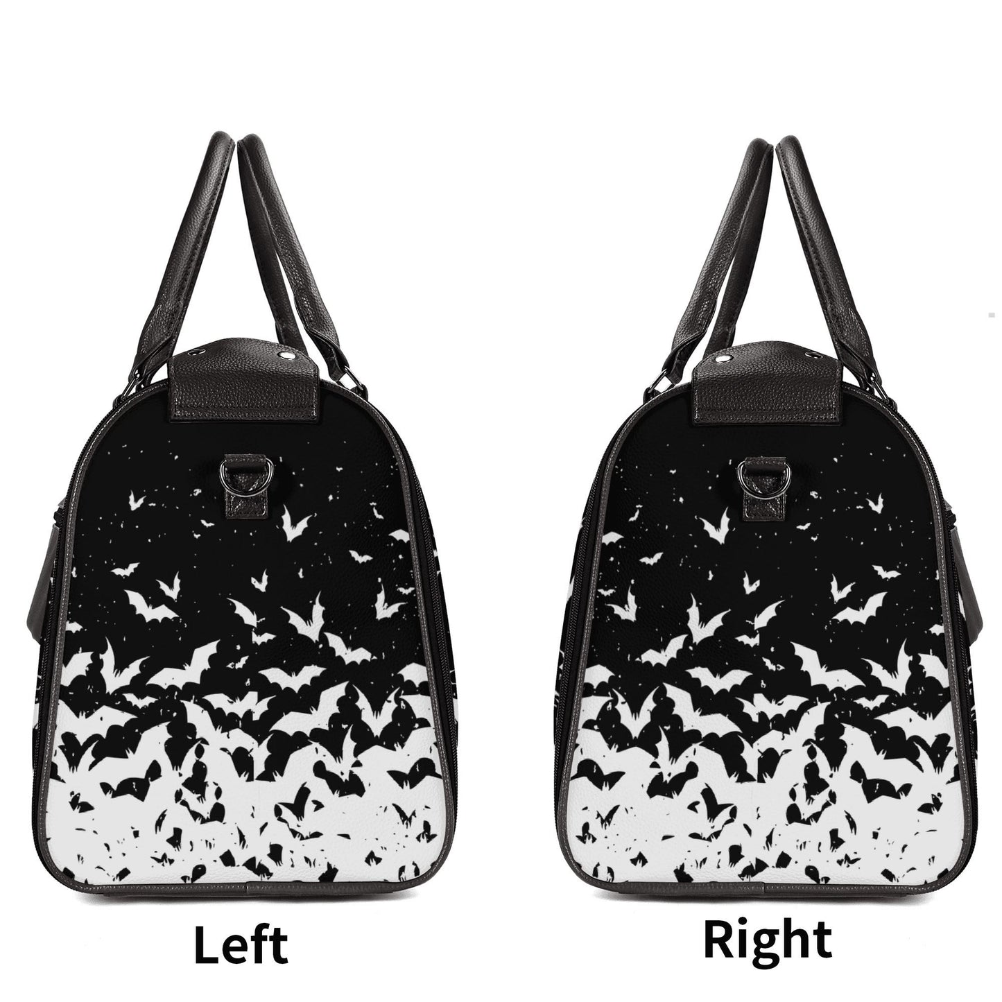 Nosferatu Leather Duffle Bag Foldable Travel Bag