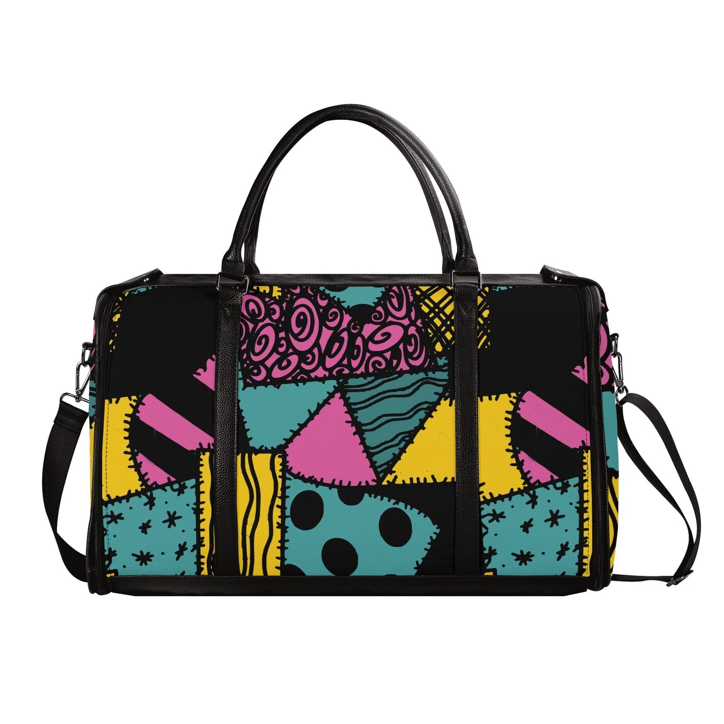 Sally Leather Duffle Bag Foldable Travel Bag