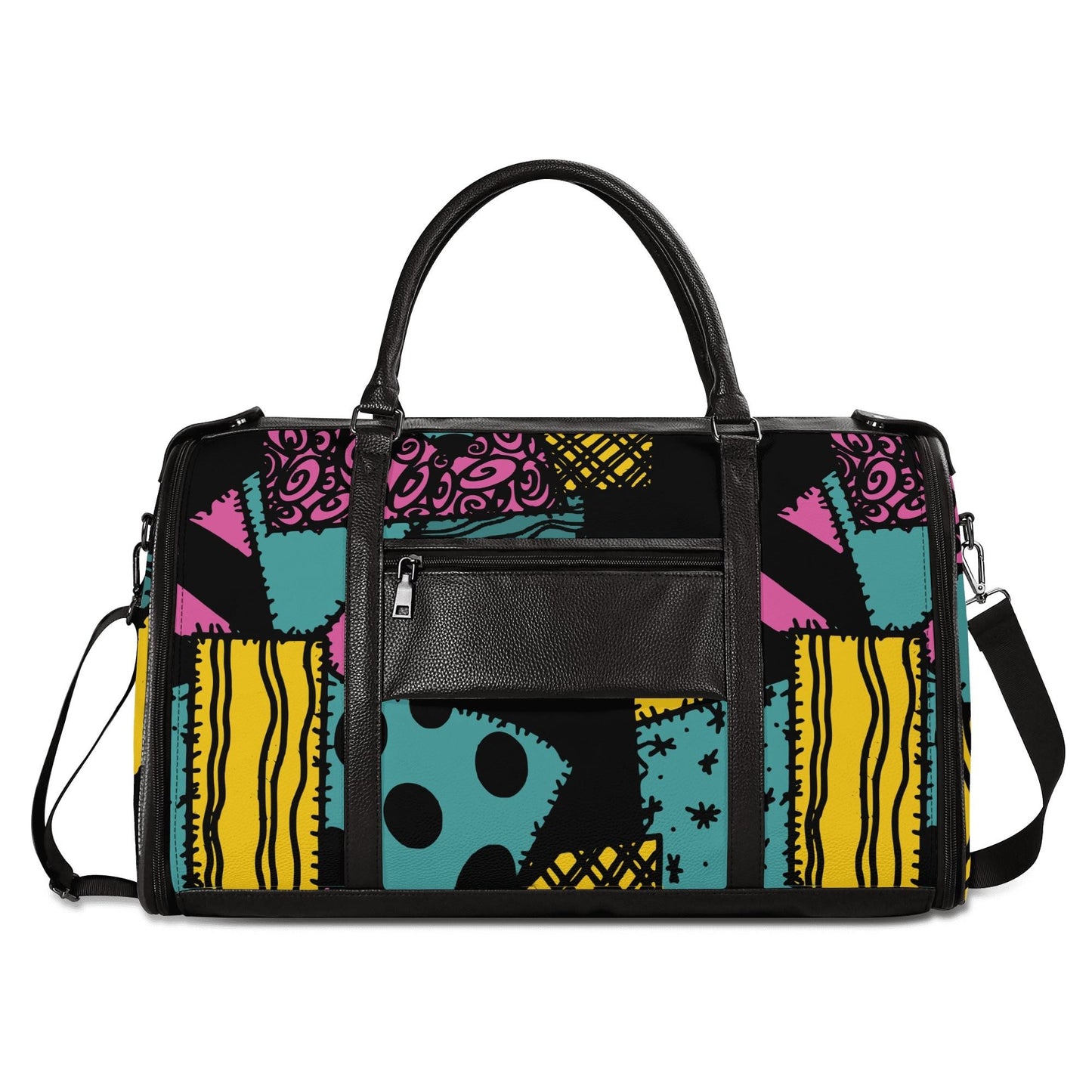 Sally Leather Duffle Bag Foldable Travel Bag