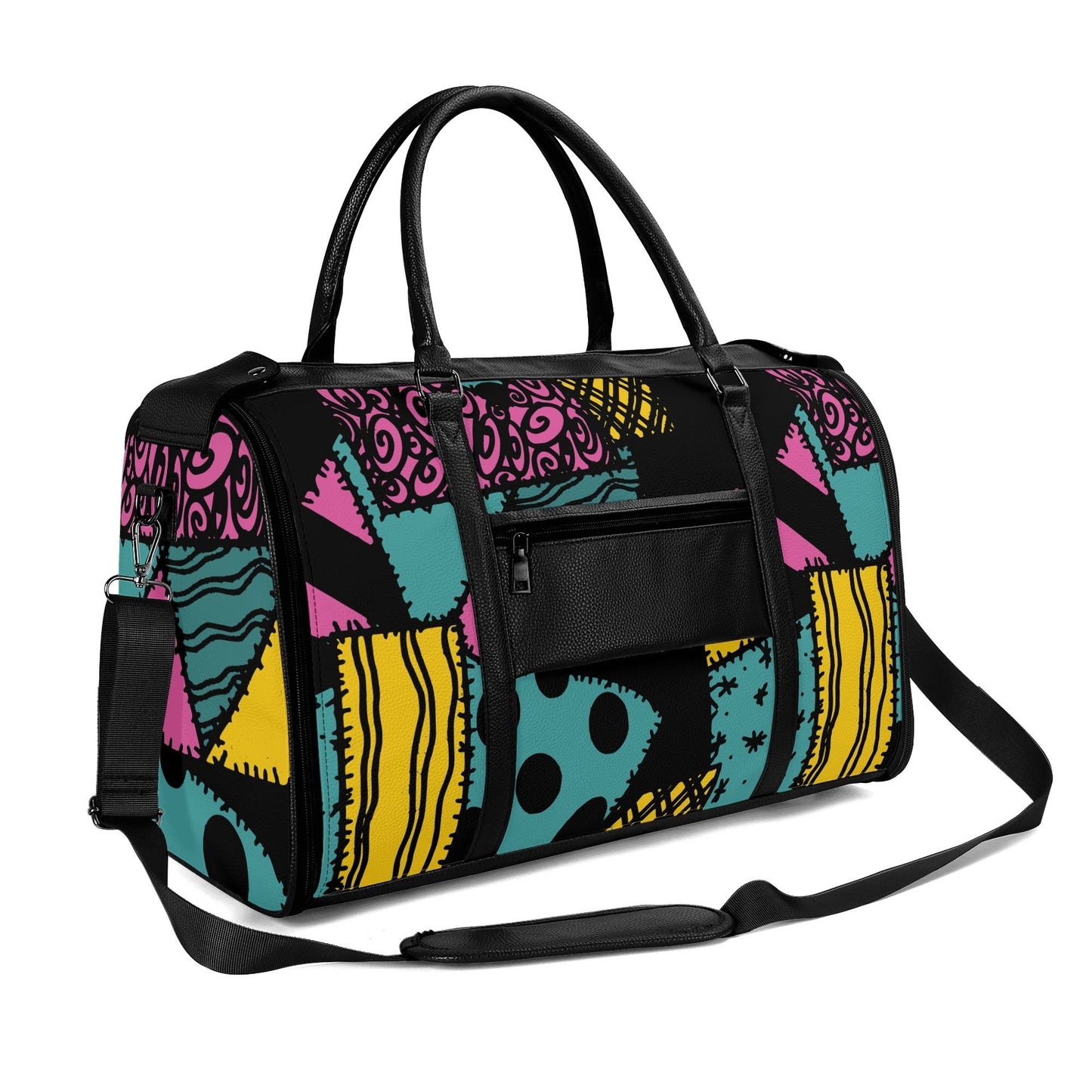 Sally Leather Duffle Bag Foldable Travel Bag