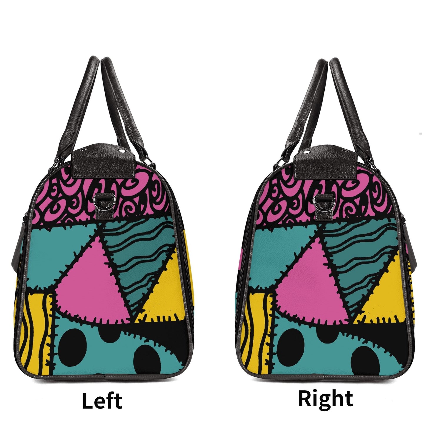 Sally Leather Duffle Bag Foldable Travel Bag