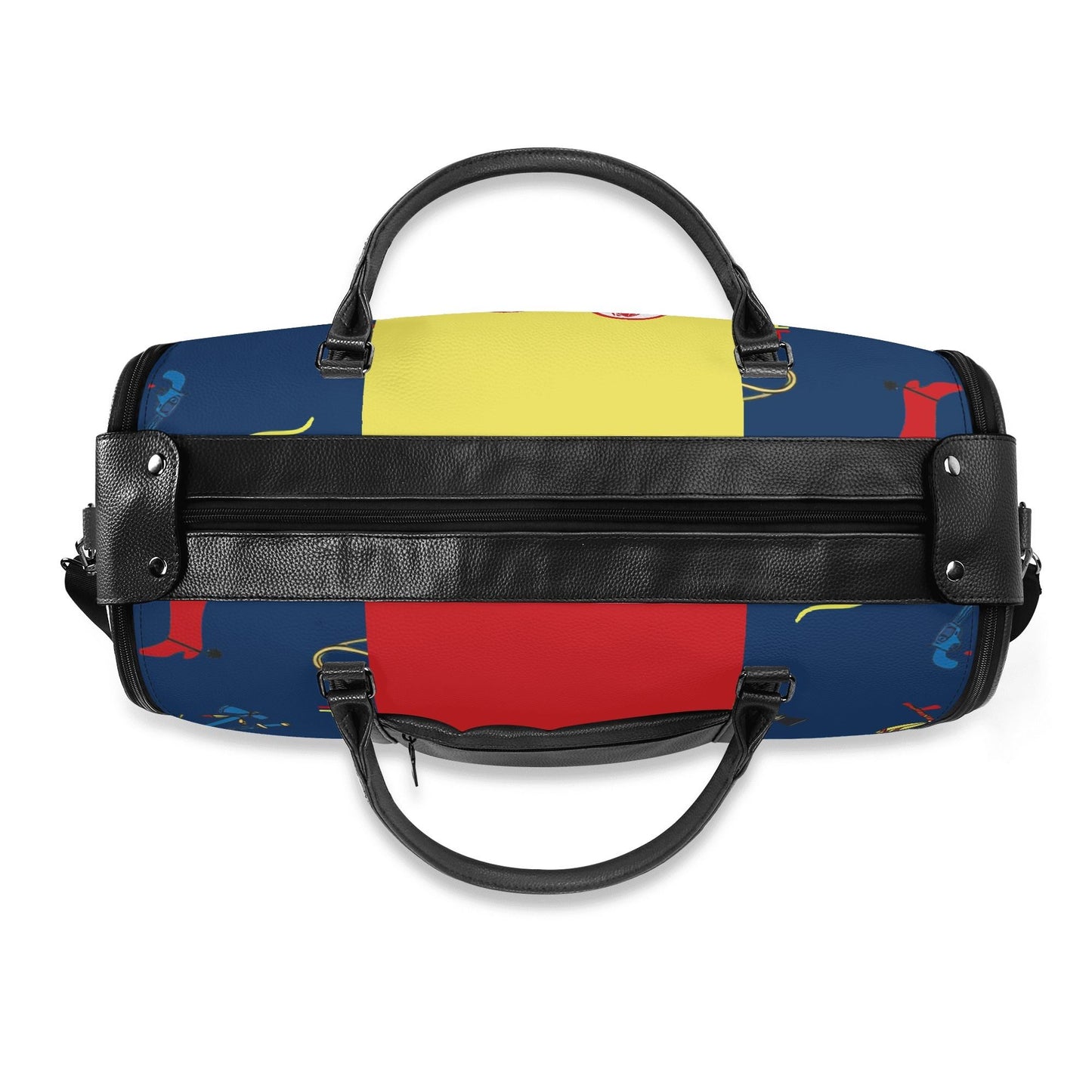 Wanna Play Leather Duffle Bag Foldable Travel Bag