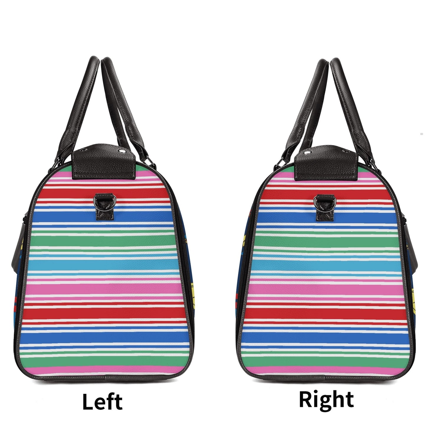 Wanna Play Leather Duffle Bag Foldable Travel Bag