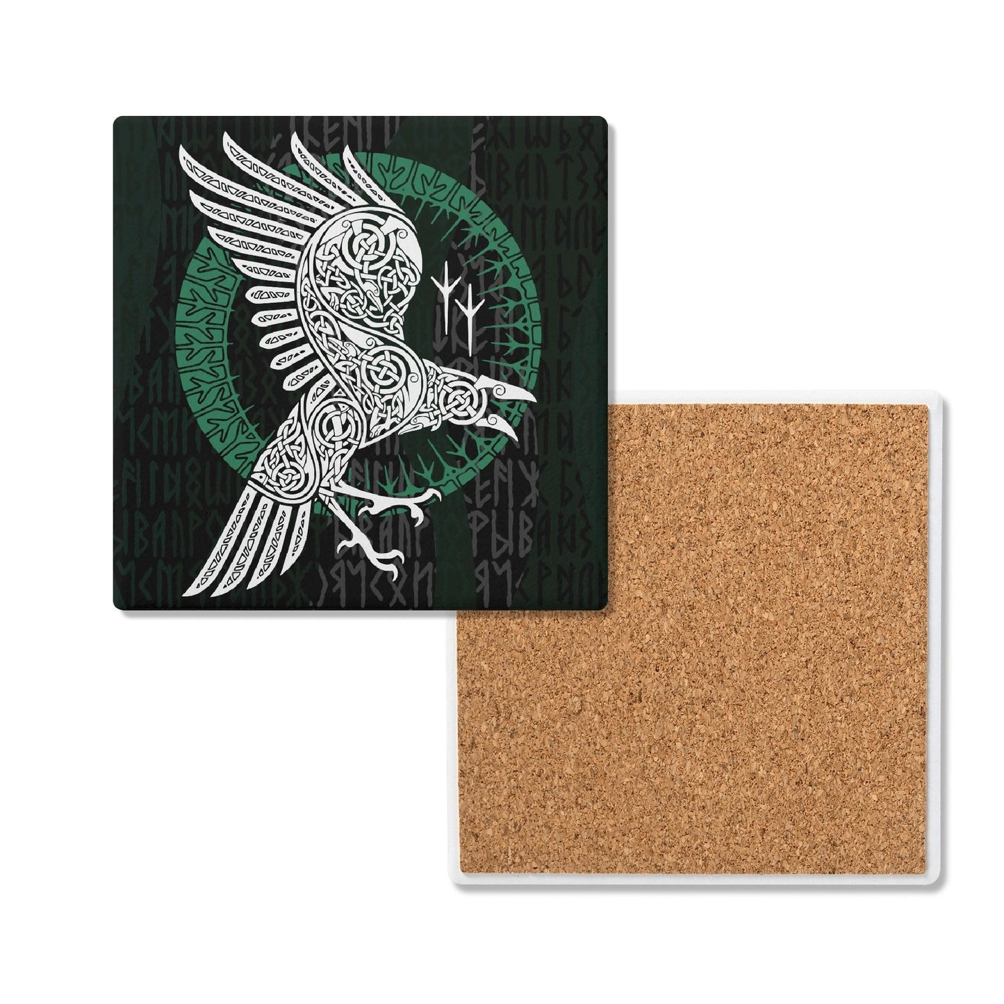 Hugin Ceramic Coasters Set
