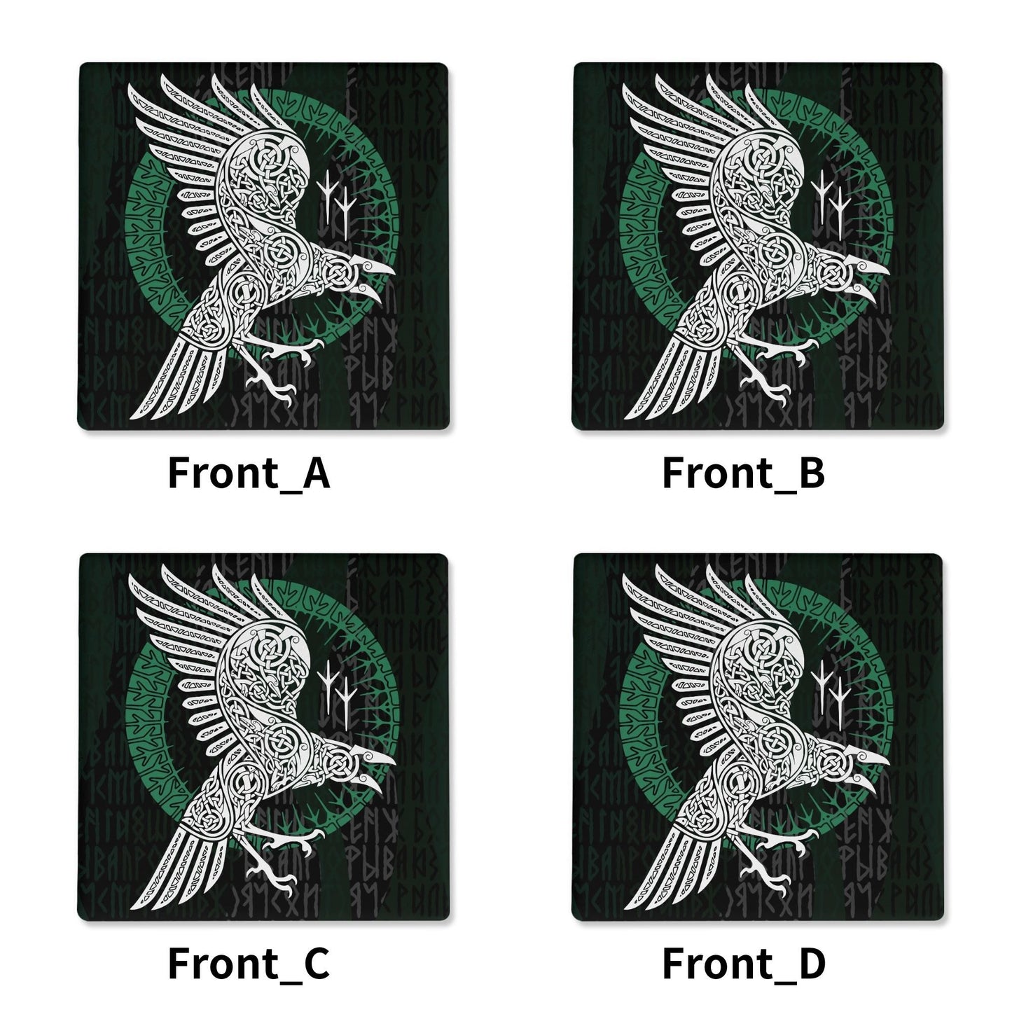 Hugin Ceramic Coasters Set