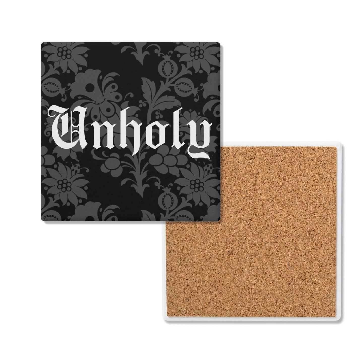 Unholy Ceramic Coasters Set
