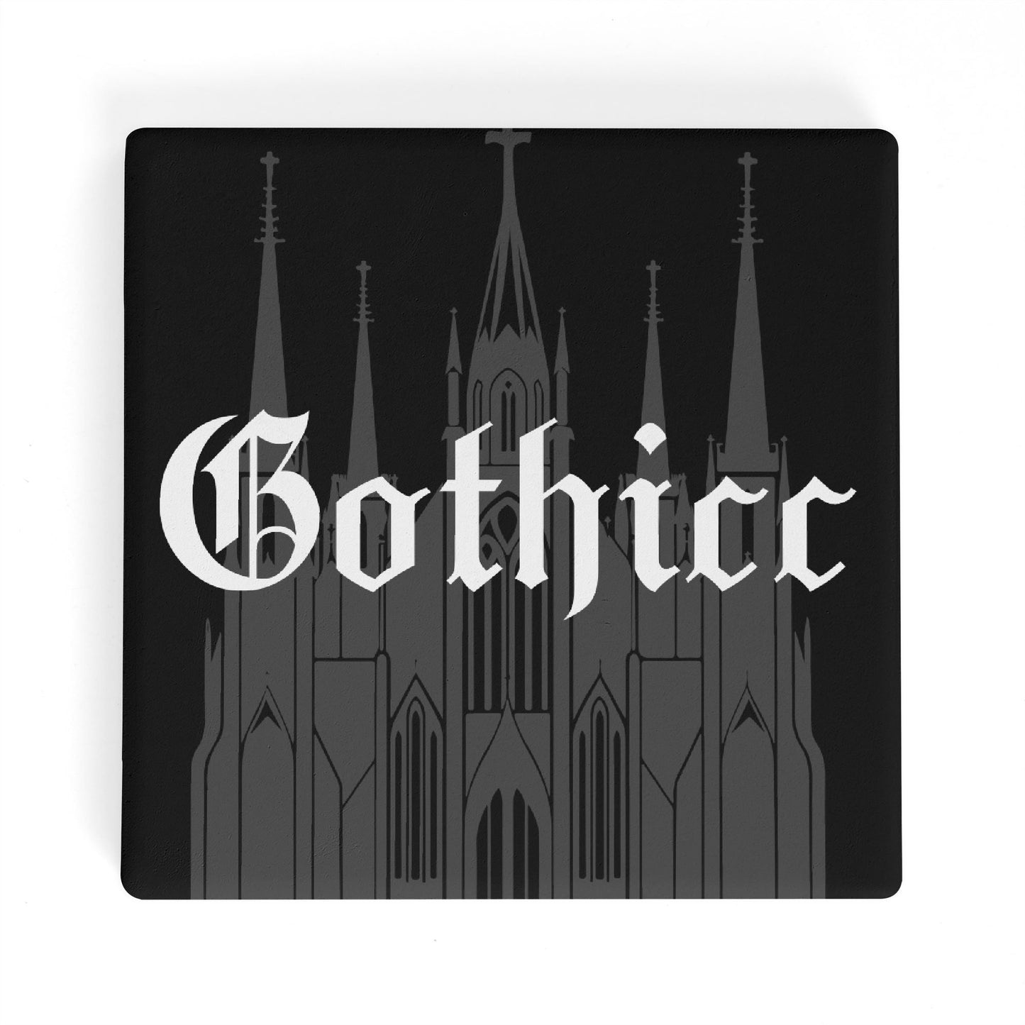 Gothicc Cathedral Ceramic Coasters Set