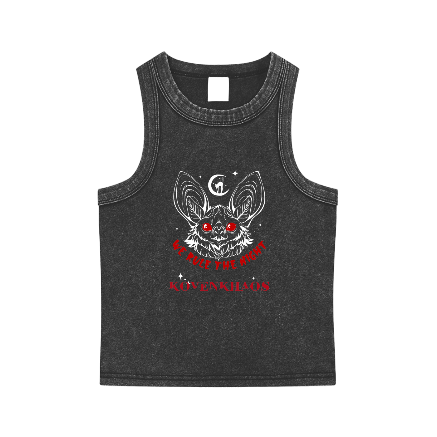 We Rule the Night Snow Washed Tank Top